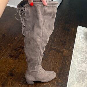 GAP Over the Knee Boots in Taupe